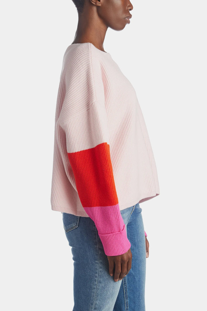 FRENCH CONNECTION Babysoft Color Blocked Sweater