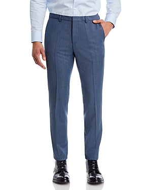 Hugo Hesten Melange Solid Extra Slim Fit Suit Pants DGFOutlet Hugo Hesten Melange Solid Extra Slim Fit Suit Pants DGFOutlet