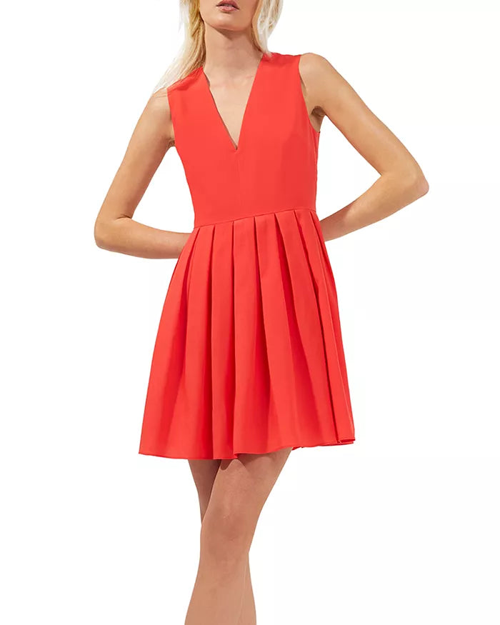 strapless open back dress FRENCH CONNECTION Courtney Pleated Dress – DGFOutlet