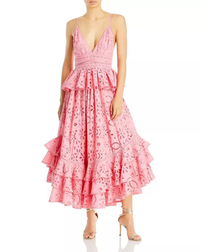Rococo Sand Tiered Fit and Flare Dress  DGFOutlet