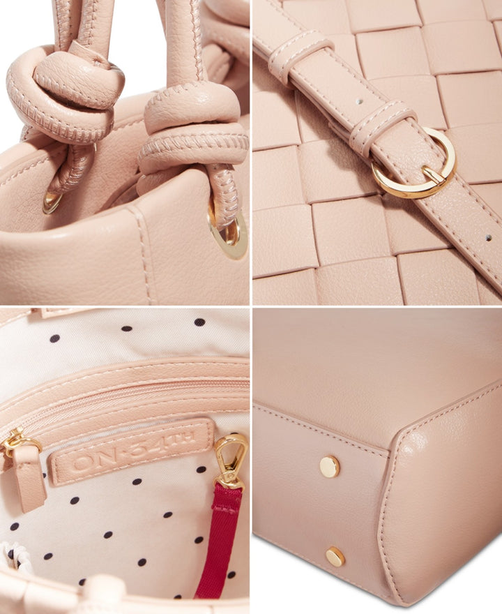 On 34th Lilianna Woven Bucket Bag