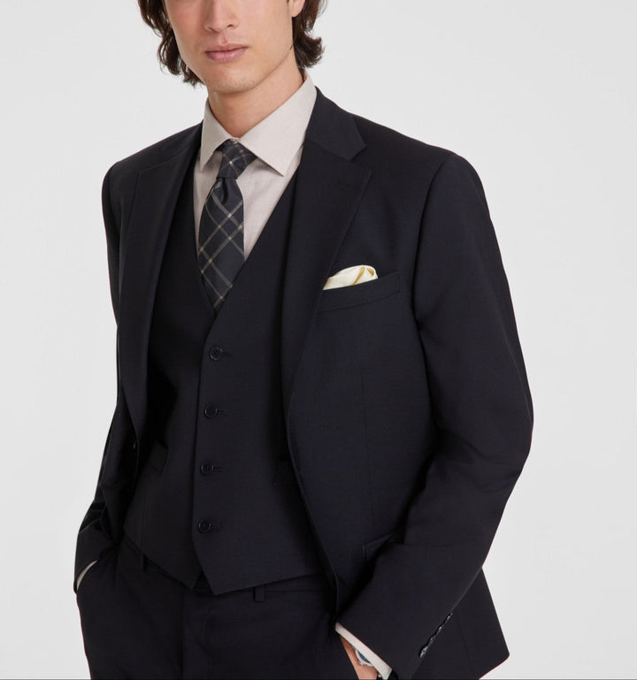 Calvin Klein Men's Slim-Fit Wool-Blend Stretch Suit Jacket