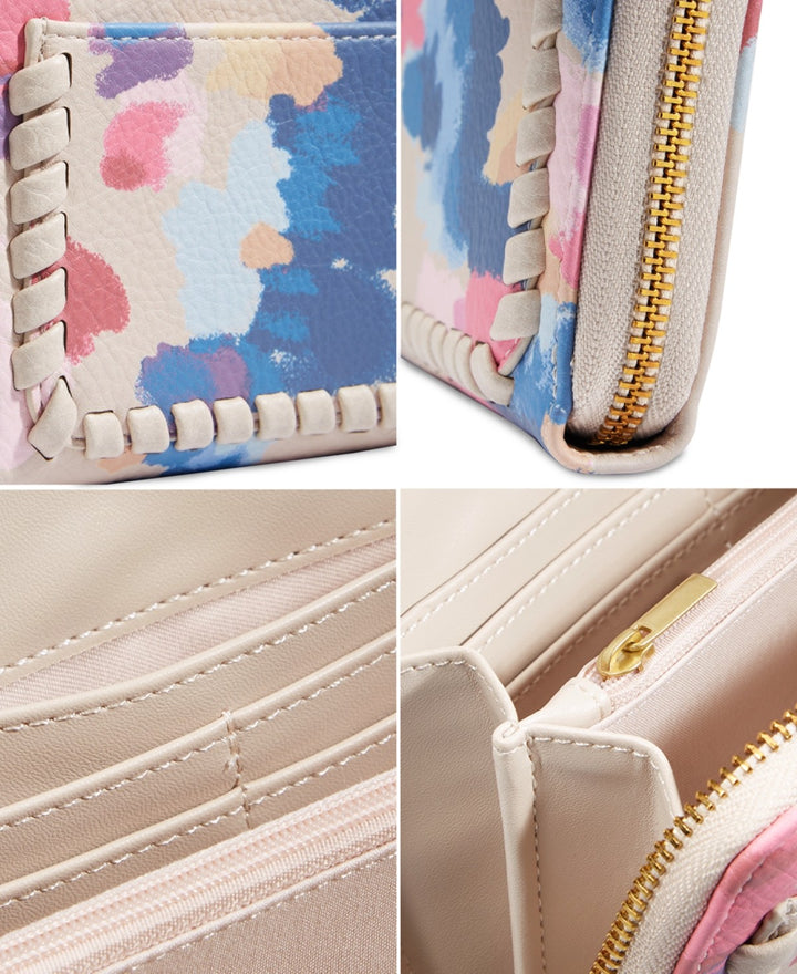 Style & Co Whipstitch Zip Wallet