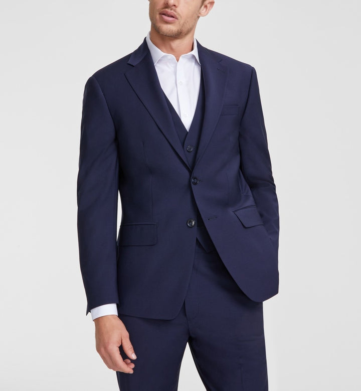 Calvin Klein Men's Slim-Fit Wool-Blend Stretch Suit Jacket