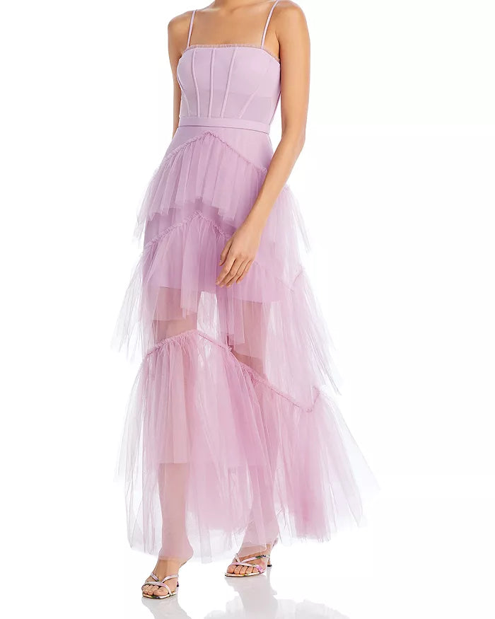 Bcbgmaxazria Tulle Corset Essential Gown