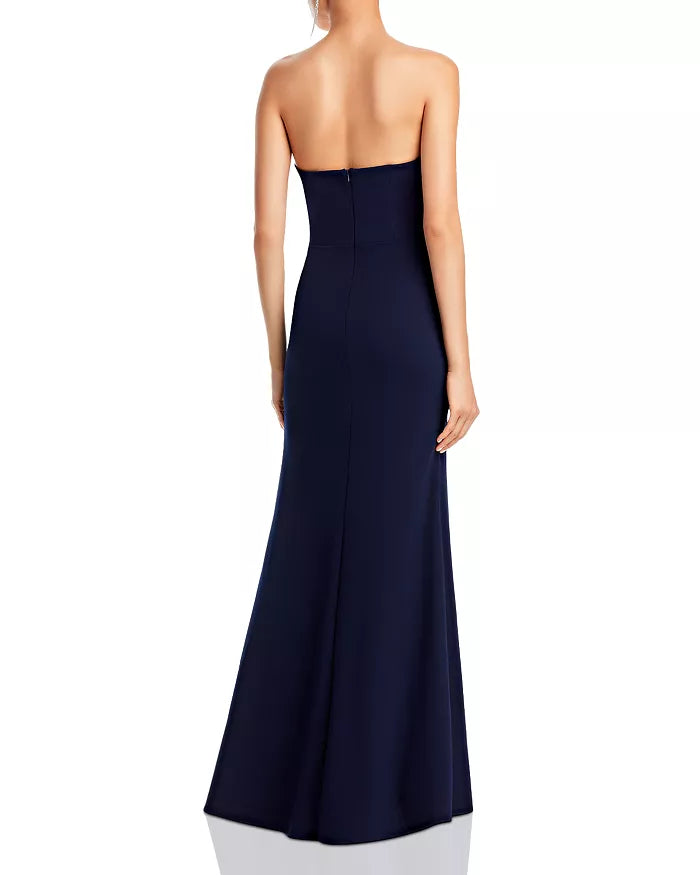 AQUA Strapless Gown