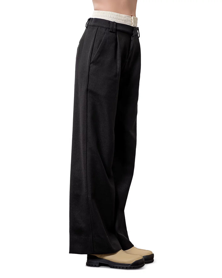 Moon River Layered Waistband Pants