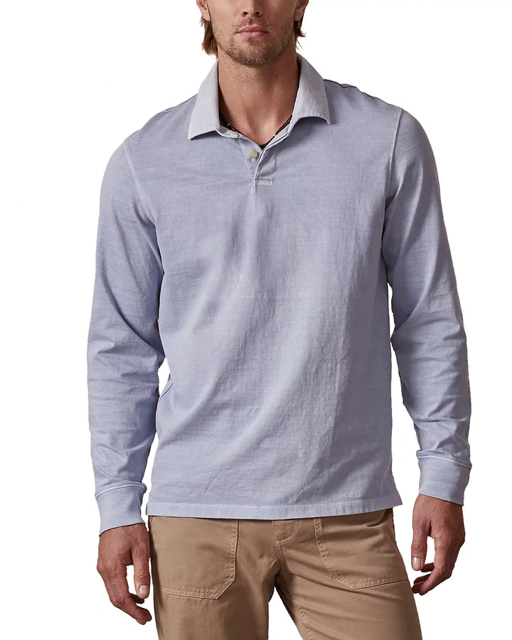 Velvet by Graham & Spencer MEN Long Sleeve Cotton Polo Shirt