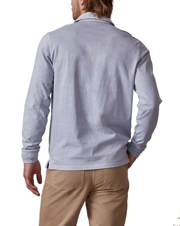 Velvet by Graham & Spencer MEN Long Sleeve Cotton Polo Shirt