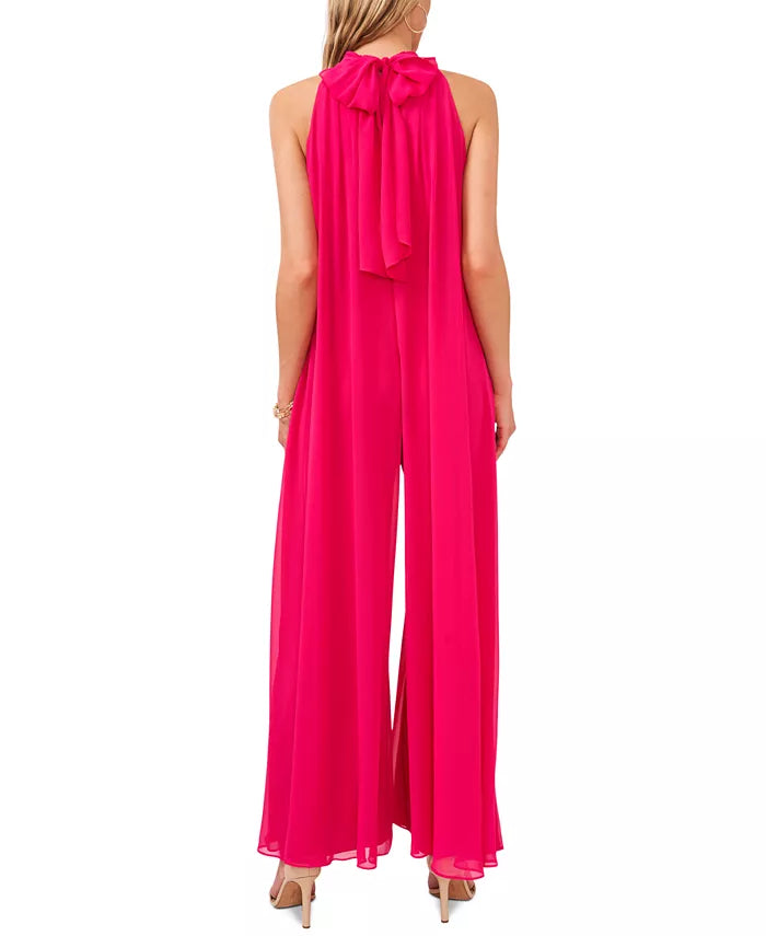 Vince Camuto Draped Halter Jumpsuit