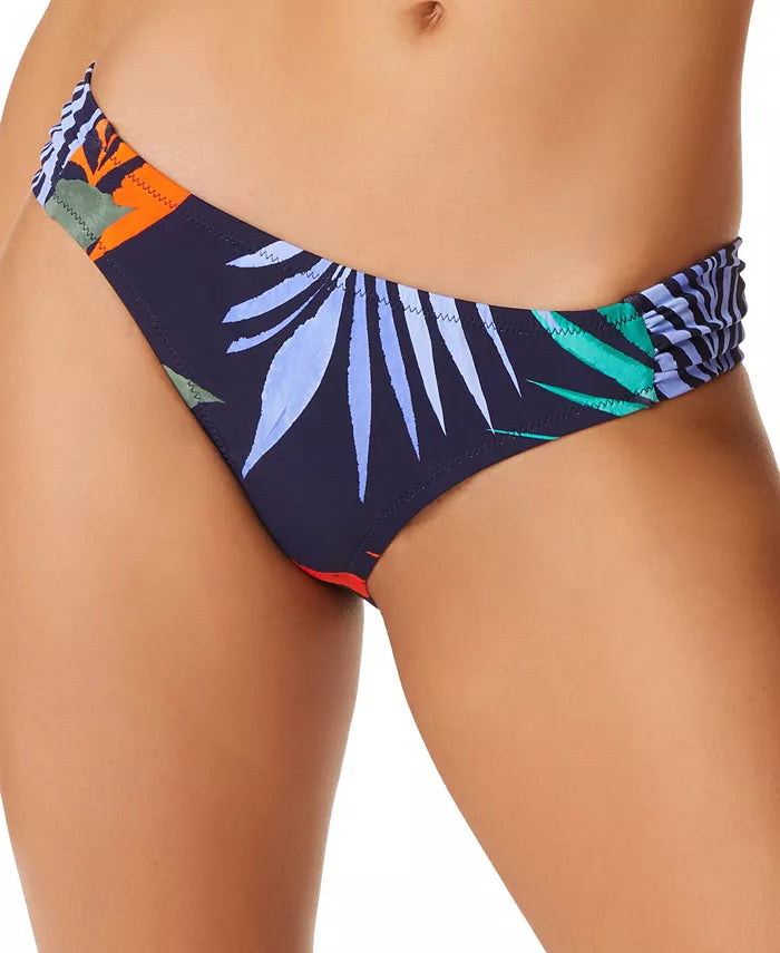 Jessica Simpson - Side Shirred High Waisted Bikini Bottom - Plus