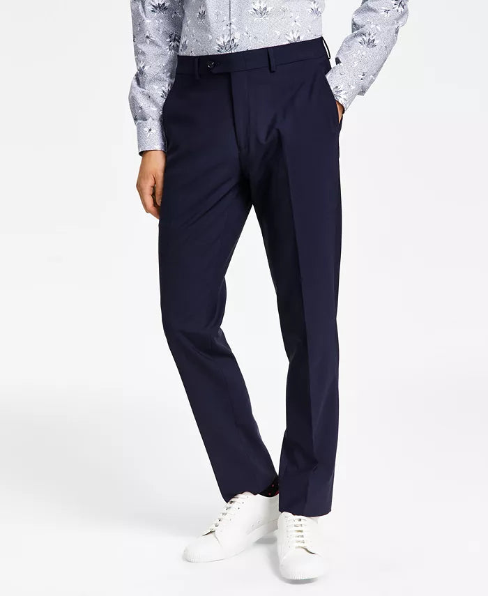 Bar III Men's Slim-Fit Wool Suit Pants
