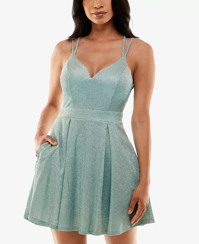 B. Darlin Juniors' Glitter Knit Dress – DGFOutlet