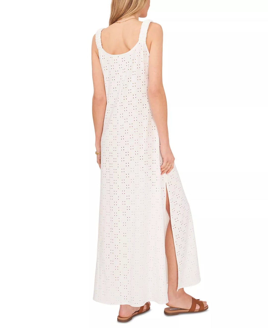 1.STATE Eyelet Maxi Dress Cover-Up