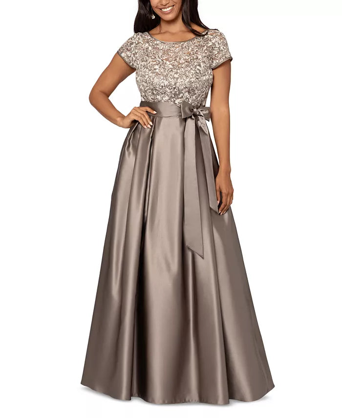 XSCAPE Petite Embroidered Sequined Ball Gown – DGFOutlet