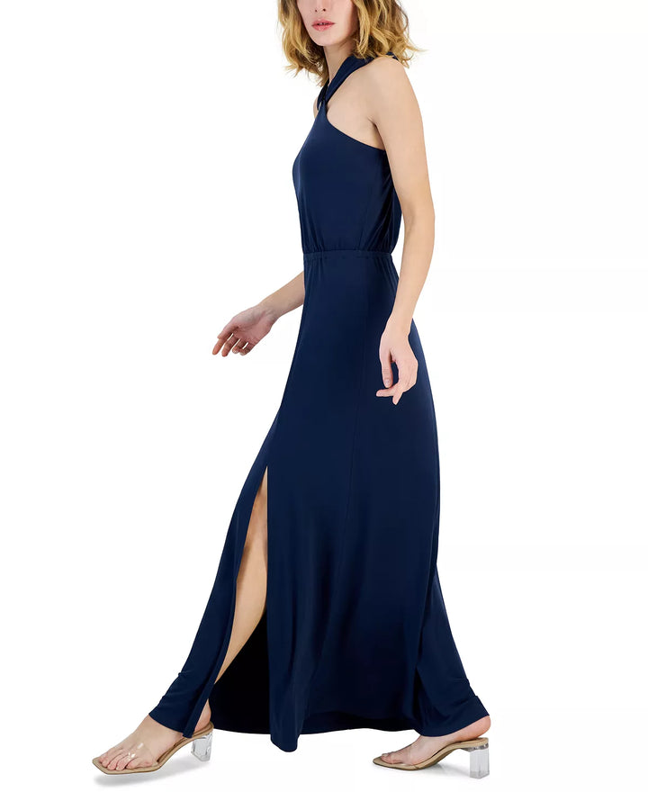 I.N.C. International Concepts Sleeveless Halter-Neck Maxi Dress