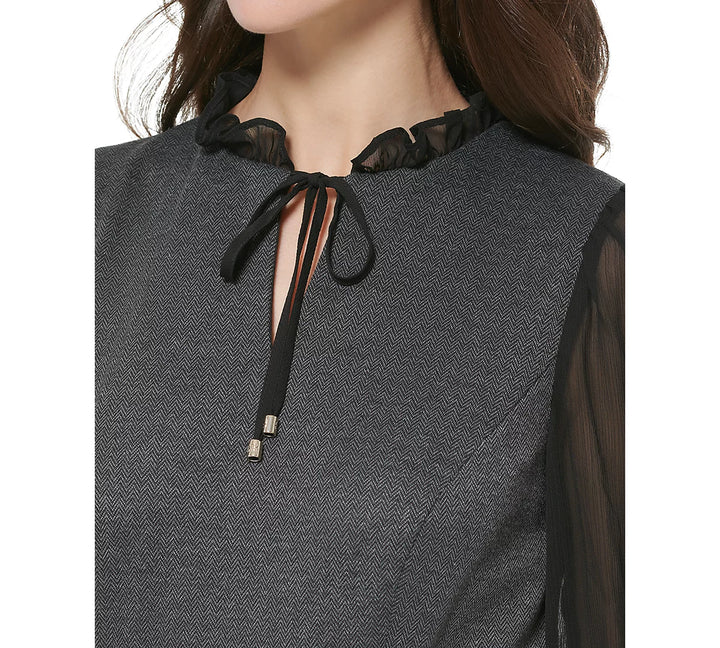 Tommy Hilfiger Tie-Neck Cropped Jumpsuit