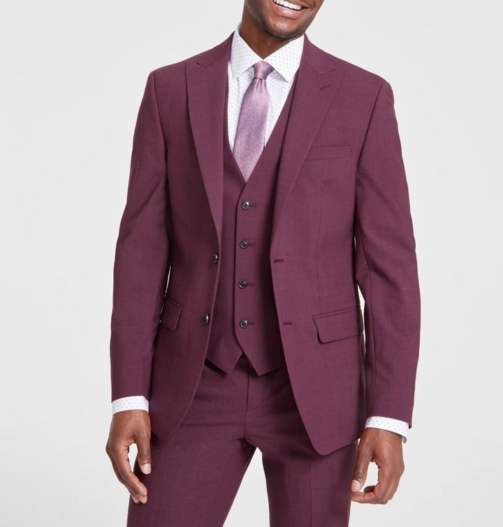 Bar III Men's Slim-Fit Wool Blend Suit Jacket MSRP $425