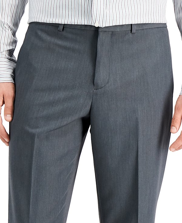 Perry Ellis Portfolio Men's Modern-Fit Stretch Solid Resolution Pants MSRP $95