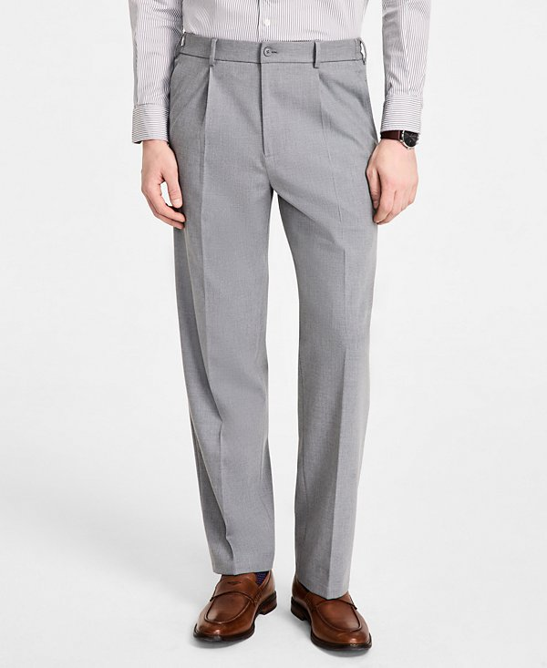 Tommy Hilfiger Men's Modern-Fit Dress Pants - Gray