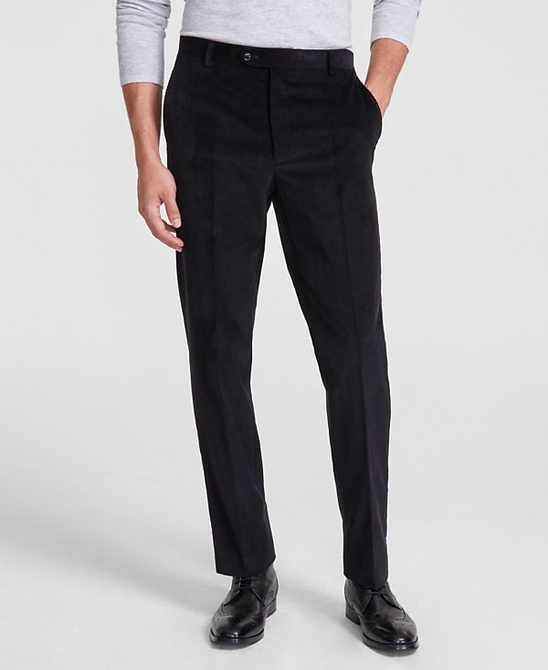 Tommy Hilfiger Men's Modern-Fit Solid Corduroy Pants MSRP $95