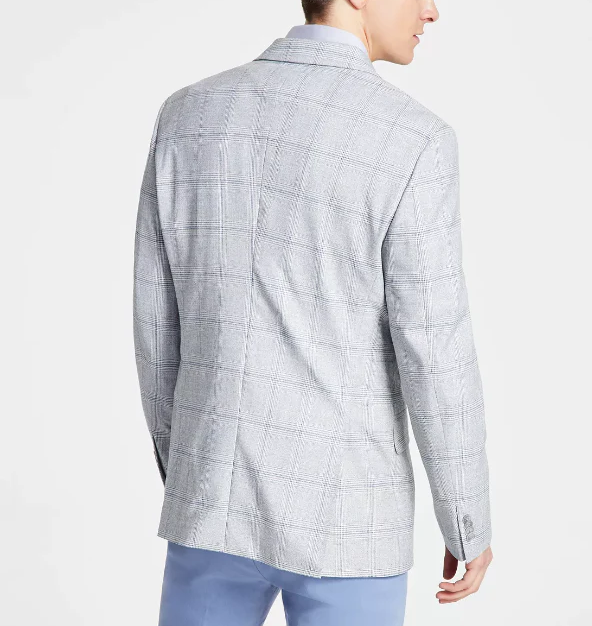 Tommy Hilfiger Men's Modern-Fit Glen Plaid Sport Coat MSRP $295