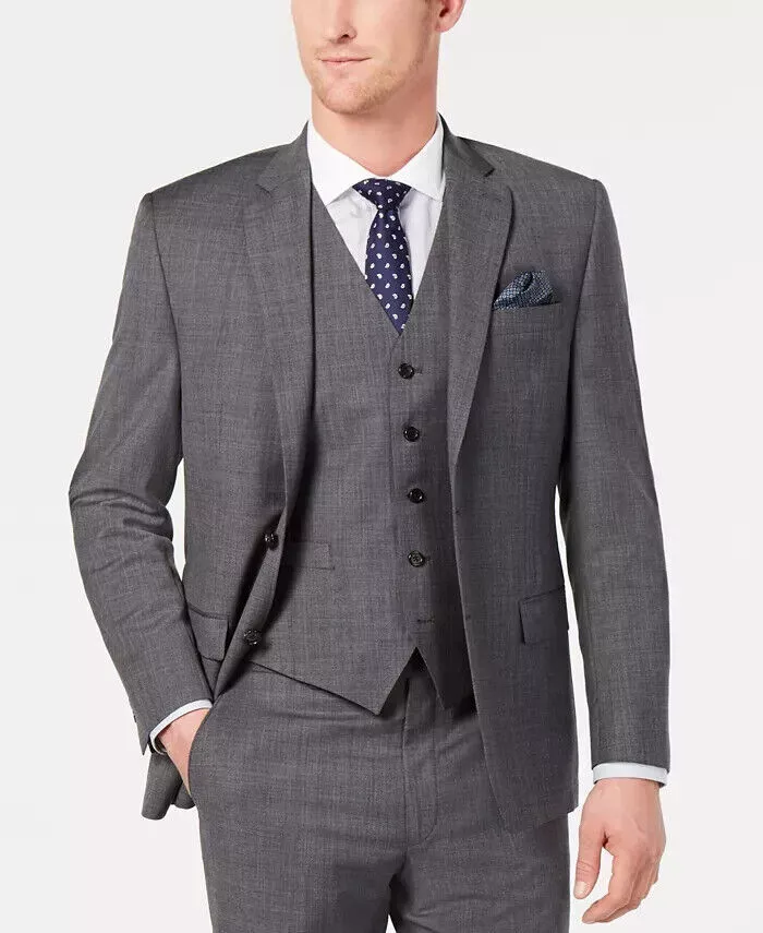 Lauren Ralph Lauren Lattimore Men's Clothing Grey Sharkskin : 40s Lauren Ralph Lauren Lattimore Men's Clothing Grey Sharkskin : 40s