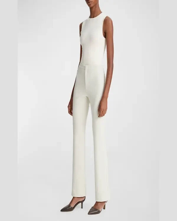 Vince slim tapered-leg trousers - gesso MSRP $365 Size 0