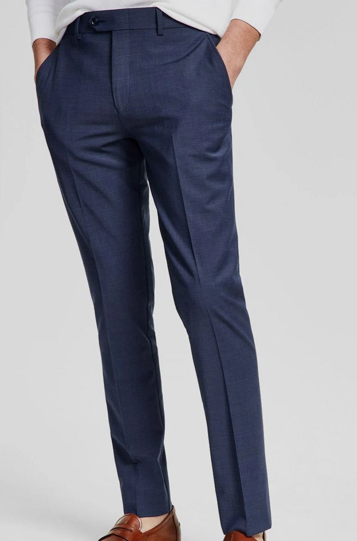 Bar Iii Men's Slim-Fit Wool-Blend Solid Suit Pants MSRP $175