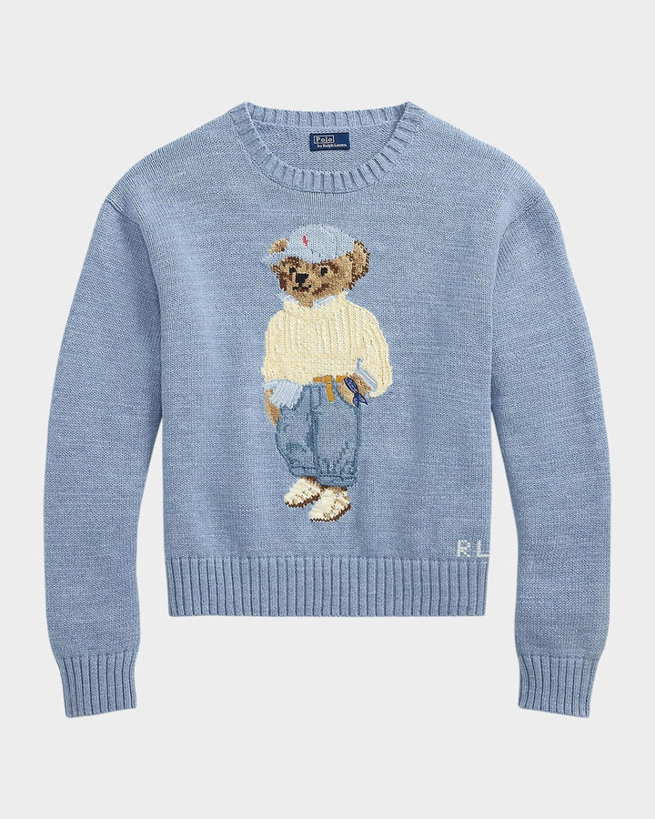 Polo Ralph Lauren Women's Polo Bear Crewneck Sweater MSRP $398