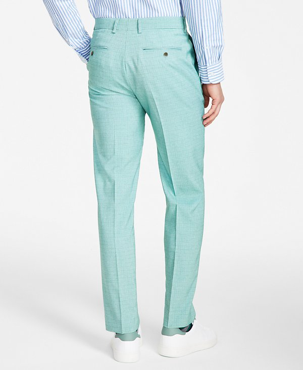 Nautica Men's Modern-Fit Seasonal Cotton Stretch Suit MSRP $395