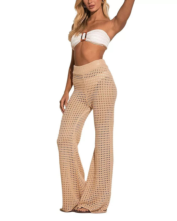 Elan Crochet Swim Cover Up Pants MSRP $86 Size L