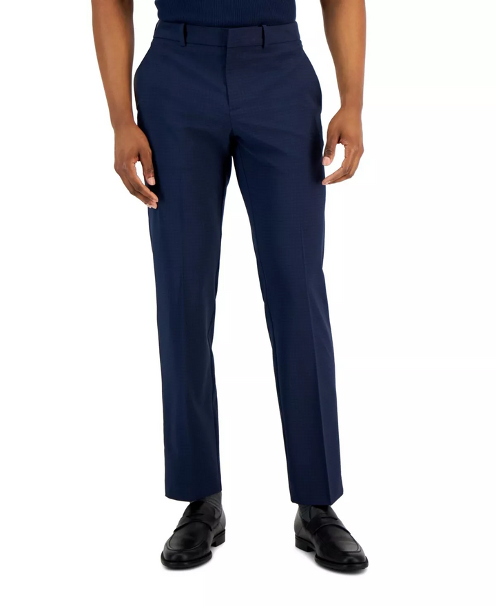 Perry Ellis Portfolio Men's Modern-Fit Stretch Resolution Dress Pants MSRP $95