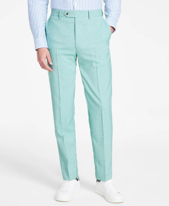 Nautica Men's Modern-Fit Seasonal Cotton Stretch Suit MSRP $395