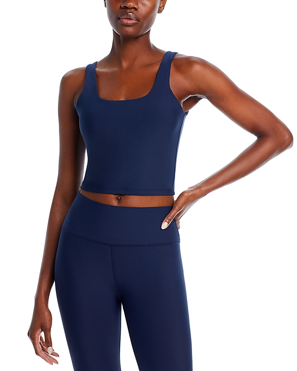 AQUA Athletic Square Neck Meet And Greet Top MSRP $58