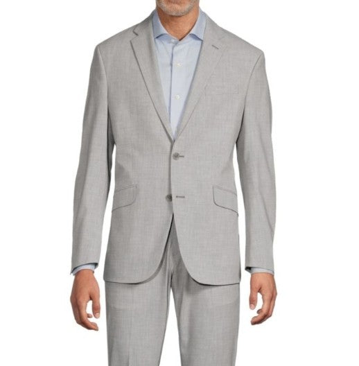 Kenneth Cole Reaction Men's Slim-Fit Suits - Silver - Size 40S Kenneth Cole Reaction Men's Slim-Fit Suits - Silver - Size 40S