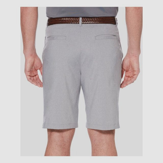 PGA TOUR Flat Front Active Waistband Heather Golf Shorts MSRP $65