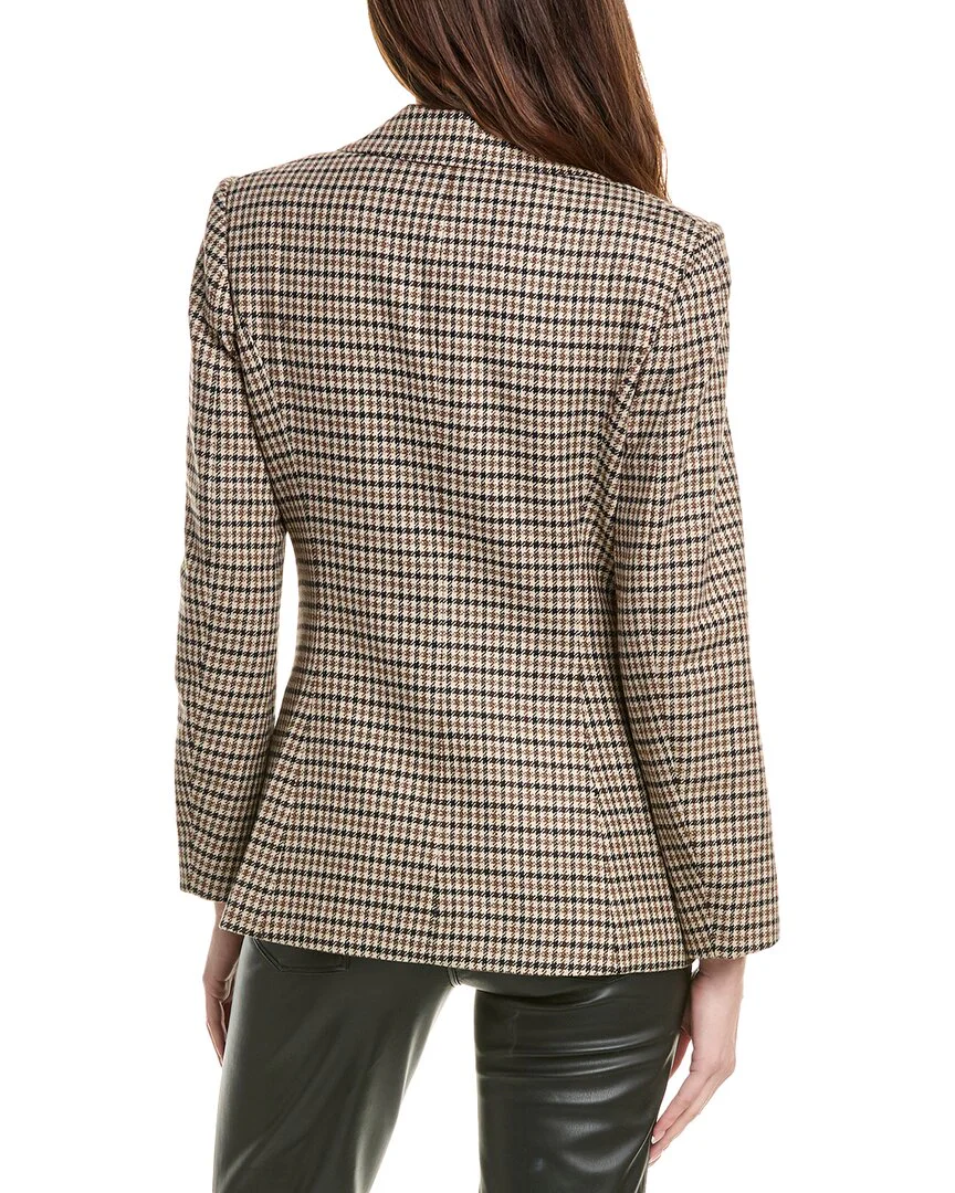 Rag & Bone Drew Italian Houndstooth Wool-Blend Blazer MSRP $598