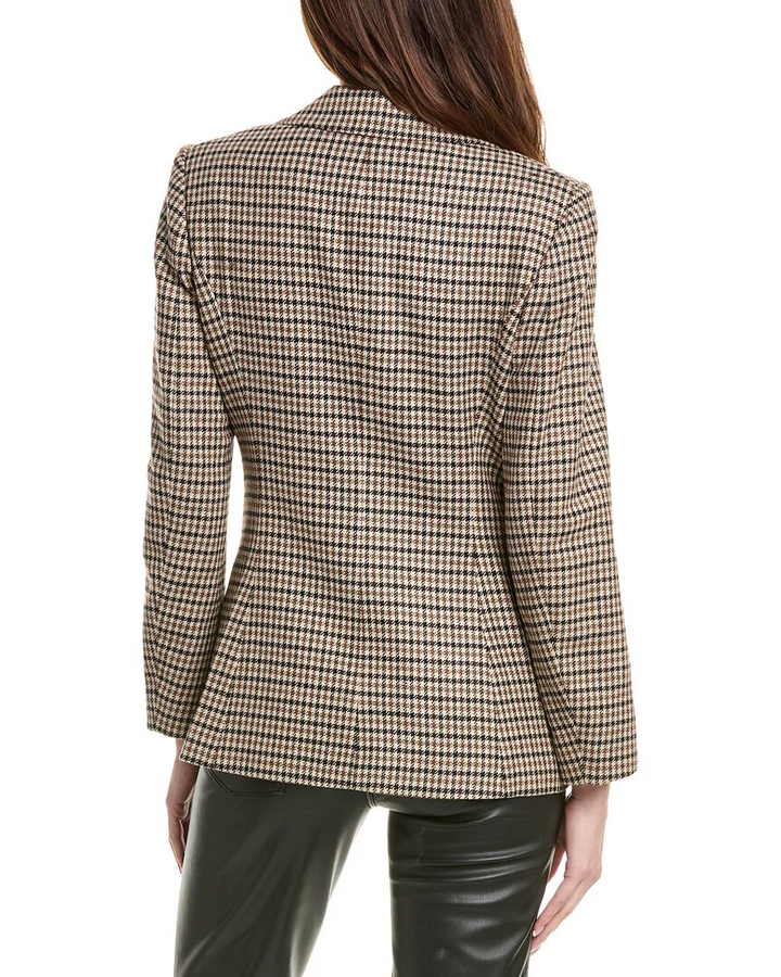 Rag & Bone Drew Italian Houndstooth Wool-Blend Blazer MSRP $598