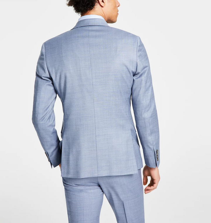 Calvin Klein Men's Skinny-Fit Wool-Blend Infinite Stretch Suit Jacket MSRP $450