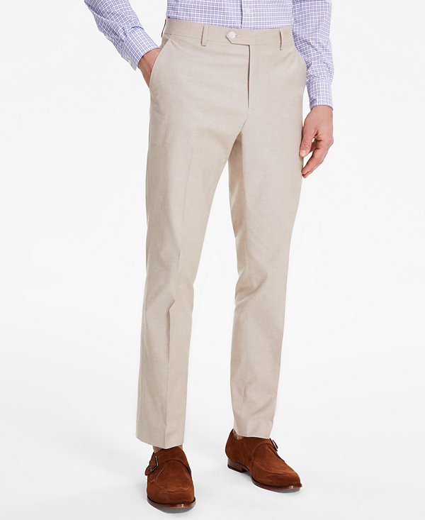 Tommy Hilfiger Men's Modern-Fit TH Flex Stretch Suit Separate Pants MSRP $135