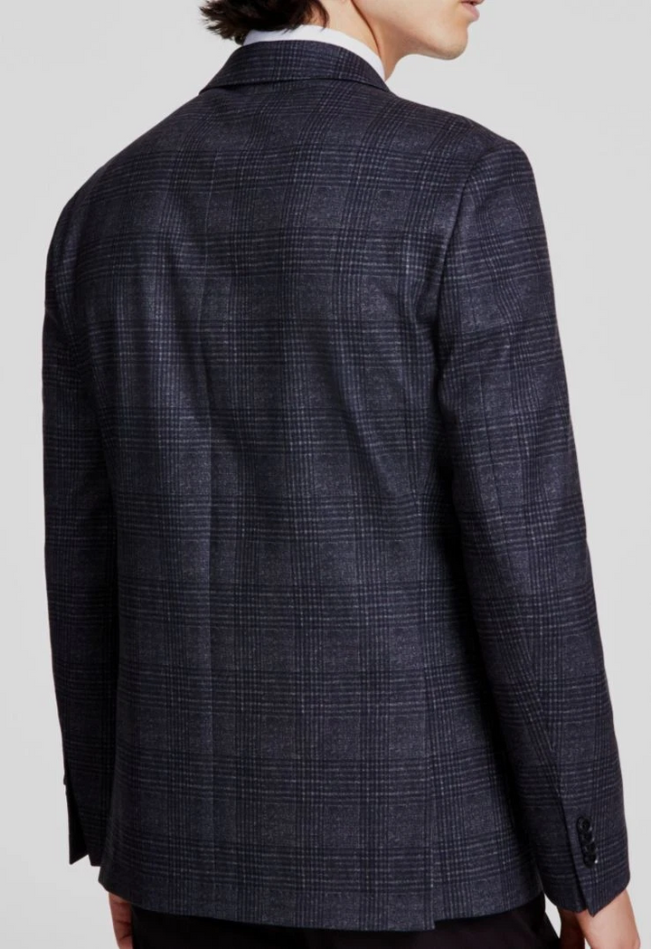Bar III Men's Slim-Fit Knit Plaid Sport Coat MSRP $295