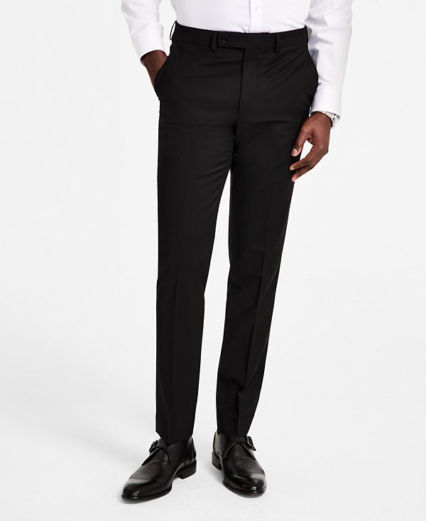 Calvin Klein Men's Skinny-Fit Wool Blend Suit Pants MSRP $200