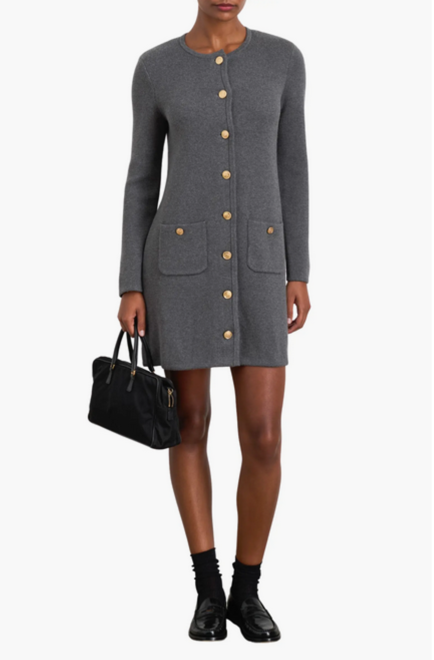 Alex Mill Women's Stella Sweater Dress - Gray - Size S