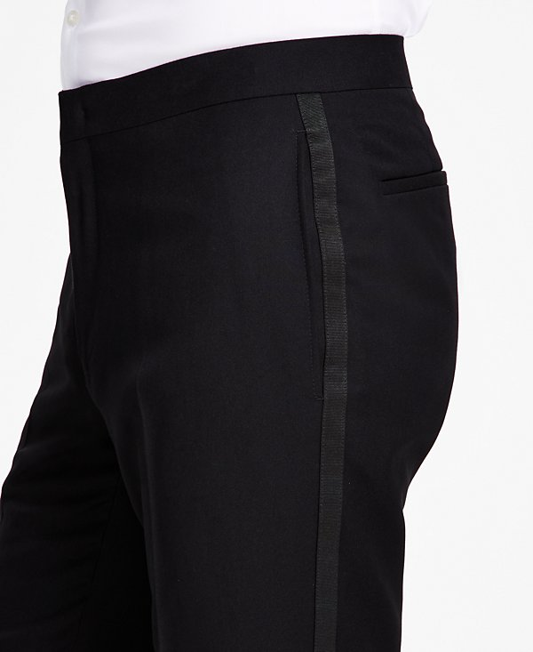 Alfani Men's Slim-Fit Stretch Black Tuxedo Pants NSRP $135