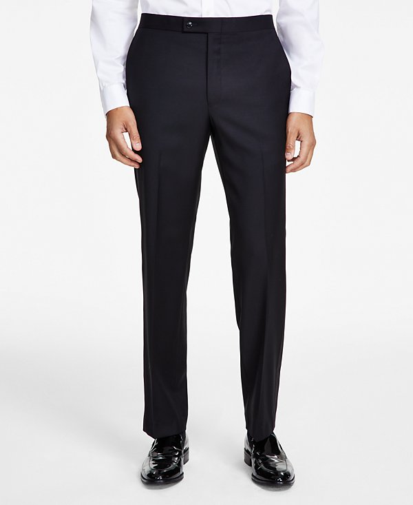 Michael Kors Men's Classic-Fit Stretch Tuxedo Pants MSRP $200