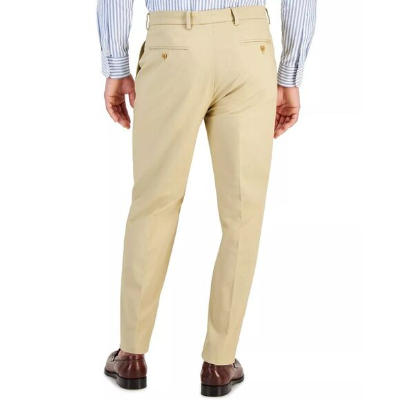 Nautica Men's Modern-Fit Seasonal Cotton Stretch Suit MSRP $395