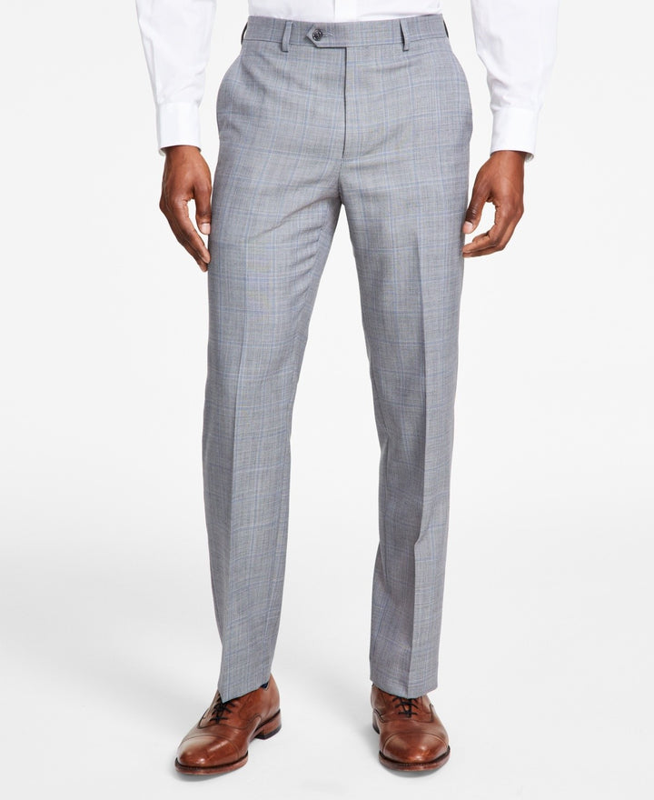 Michael Kors Men's Classic-Fit Stretch Wool-Blend Suit Pants MSRP $190