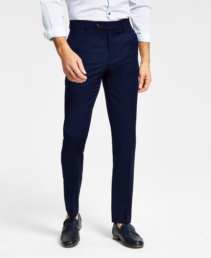 Tommy Hilfiger Modern-Fit Wool TH-Flex Stretch Suit Separates Pants MSRP $190