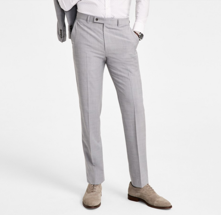 Calvin Klein Slim-Fit Wool-Blend Stretch Suit Pants MSRP $200